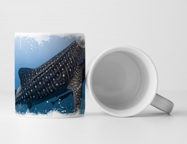 Paul Sinus Art Tasse Geschenk Tierfotografie – Walhai in Papua