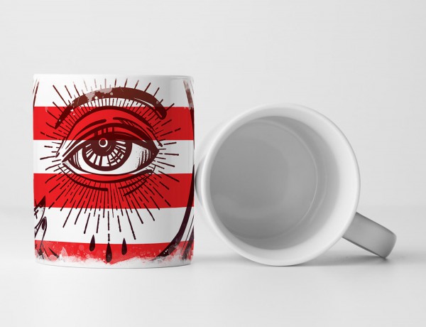 Paul Sinus Art EAU ZONE Motiv Spruch Tasse Geschenk