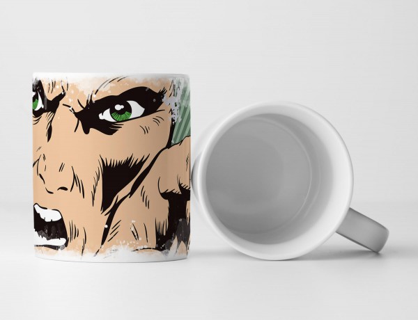 Paul Sinus Art Tasse Geschenk Illustration – Retro schreiender Mann