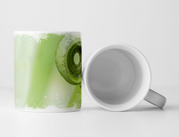 Paul Sinus Art Tasse Geschenk Naturfotografie – Exotisches eingerolltes Blatt