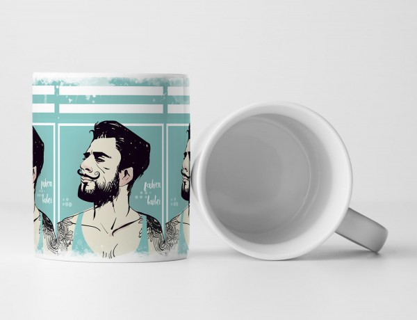 Paul Sinus Art EAU ZONE Motiv Spruch Tasse Geschenk