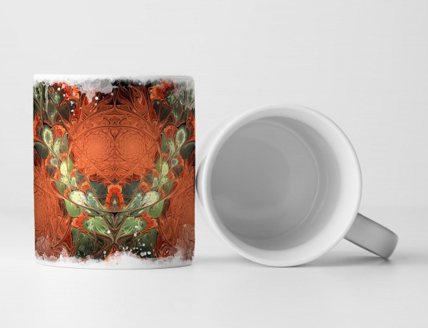 Paul Sinus Art Tasse Geschenk Digitale Grafik – Retro Collage mit Waldflair