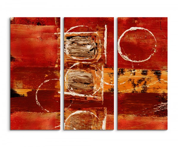 Paul Sinus Art 130x90cm Wandbild Abstrakt 683 -3x90x40cm