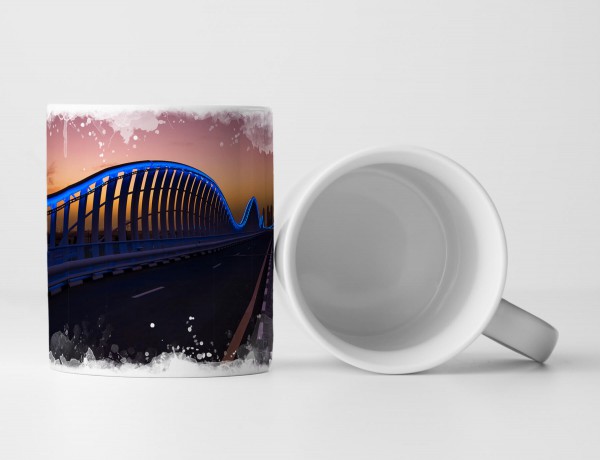 Paul Sinus Art Tasse Geschenk Fotografie – VIP Brücke in Dubai