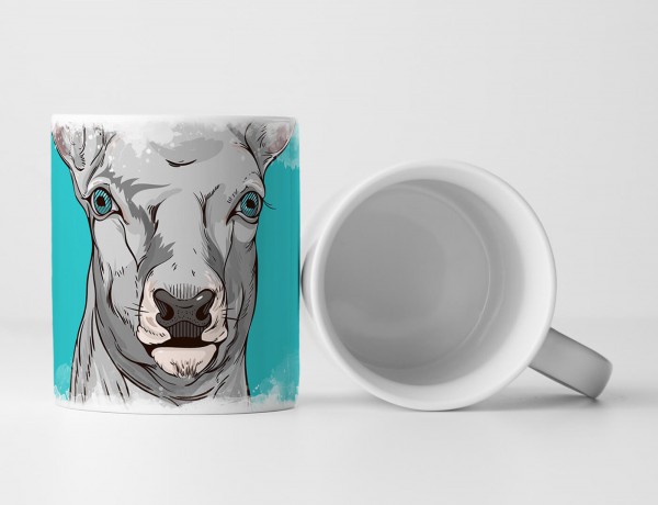 Paul Sinus Art EAU ZONE Motiv Spruch Tasse Geschenk