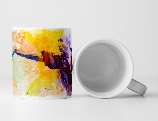 Paul Sinus Art Dart Tasse als Geschenk, Design Sinus Art