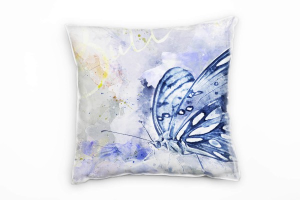 Paul Sinus Art Butterfly Deko Kissen Bezug 40x40cm für Couch Sofa Lounge Zierkissen