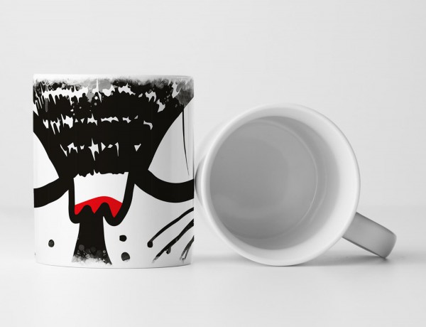 Paul Sinus Art EAU ZONE Motiv Spruch Tasse Geschenk