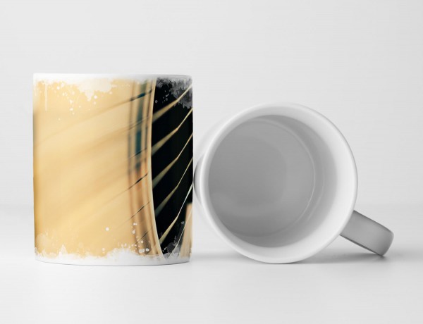 Paul Sinus Art Tasse Geschenk Künstlerische Fotografie – Gitarre in Makroaufnahme