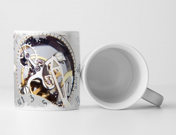 Paul Sinus Art Tasse Geschenk Luxuriöse Golduhr