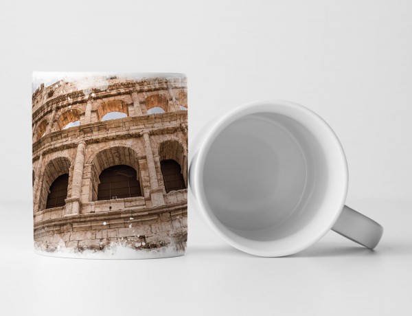 Paul Sinus Art Tasse Geschenk Architekturfotografie – Colosseum in Rom Italien