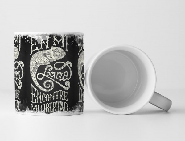 Paul Sinus Art EAU ZONE Motiv Spruch Tasse Geschenk