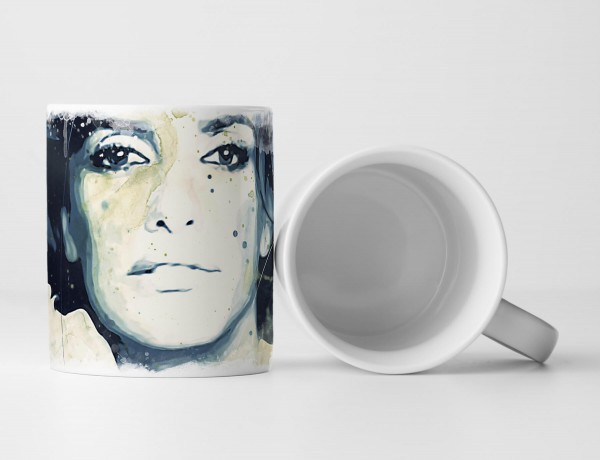 Paul Sinus Art Penelope Cruz I Tasse als Geschenk, Design Sinus Art