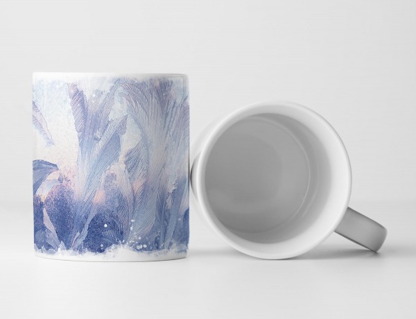 Paul Sinus Art Tasse Geschenk Eismuster auf Glas