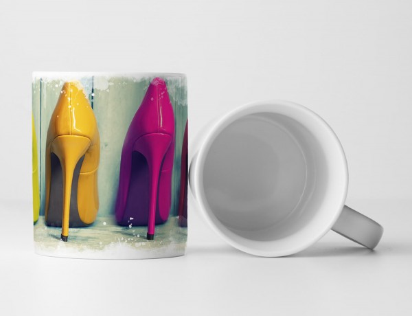 Paul Sinus Art Tasse Geschenk Künstlerische Fotografie – Bunte Schuhe