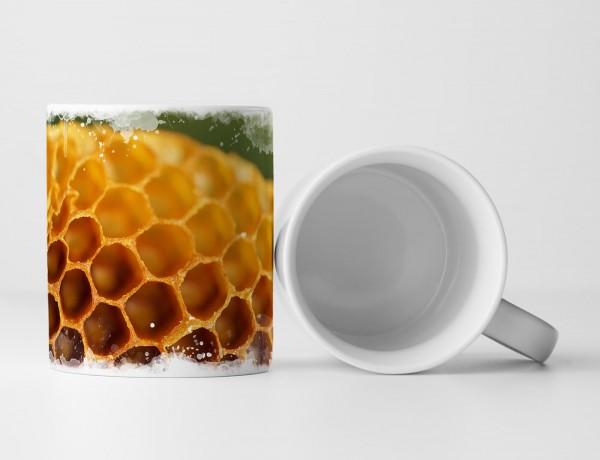 Paul Sinus Art Tasse Geschenk Naturfotografie – Honigwabe