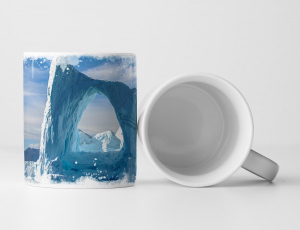 Paul Sinus Art Tasse Geschenk Landschaftsfotografie – Arche aus Eis Grönland