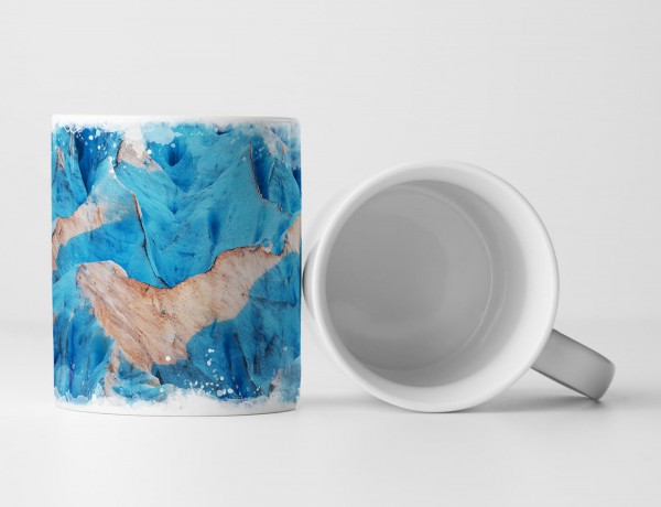 Paul Sinus Art Tasse Geschenk Landschaftsfotografie – Svartisen Gletscher Norwegen