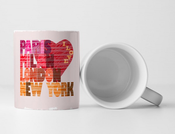 Paul Sinus Art EAU ZONE Motiv Spruch Tasse Geschenk