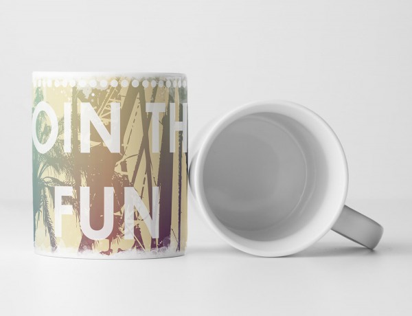 Paul Sinus Art EAU ZONE Motiv Spruch Tasse Geschenk