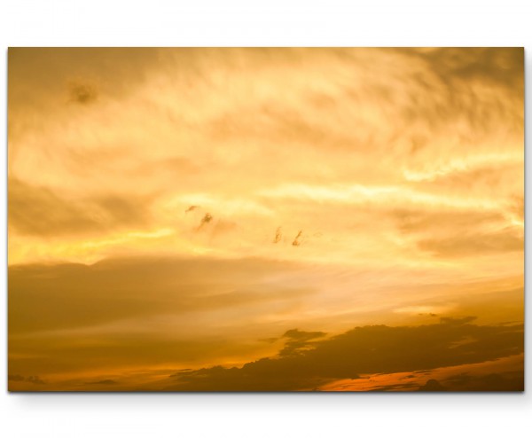 Paul Sinus Art bewölkter Himmel bei Abenddämmerung - Leinwandbild