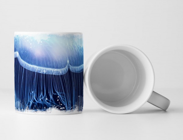 Paul Sinus Art Tasse Geschenk Tierfotografie – Nahaufnahme einer Aurelia Qualle