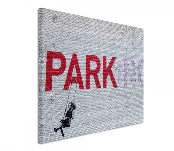 Paul Sinus Art Parking Graffiti Bnksy 120x80cm