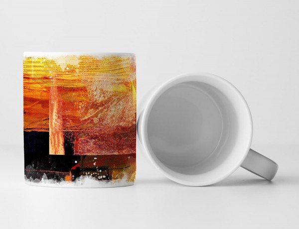 Paul Sinus Art Tasse Geschenk Abstraktes warmes Bild