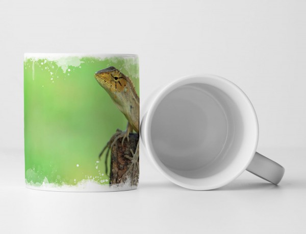 Paul Sinus Art Tasse Geschenk Tierfotografie – Thailändische Echse