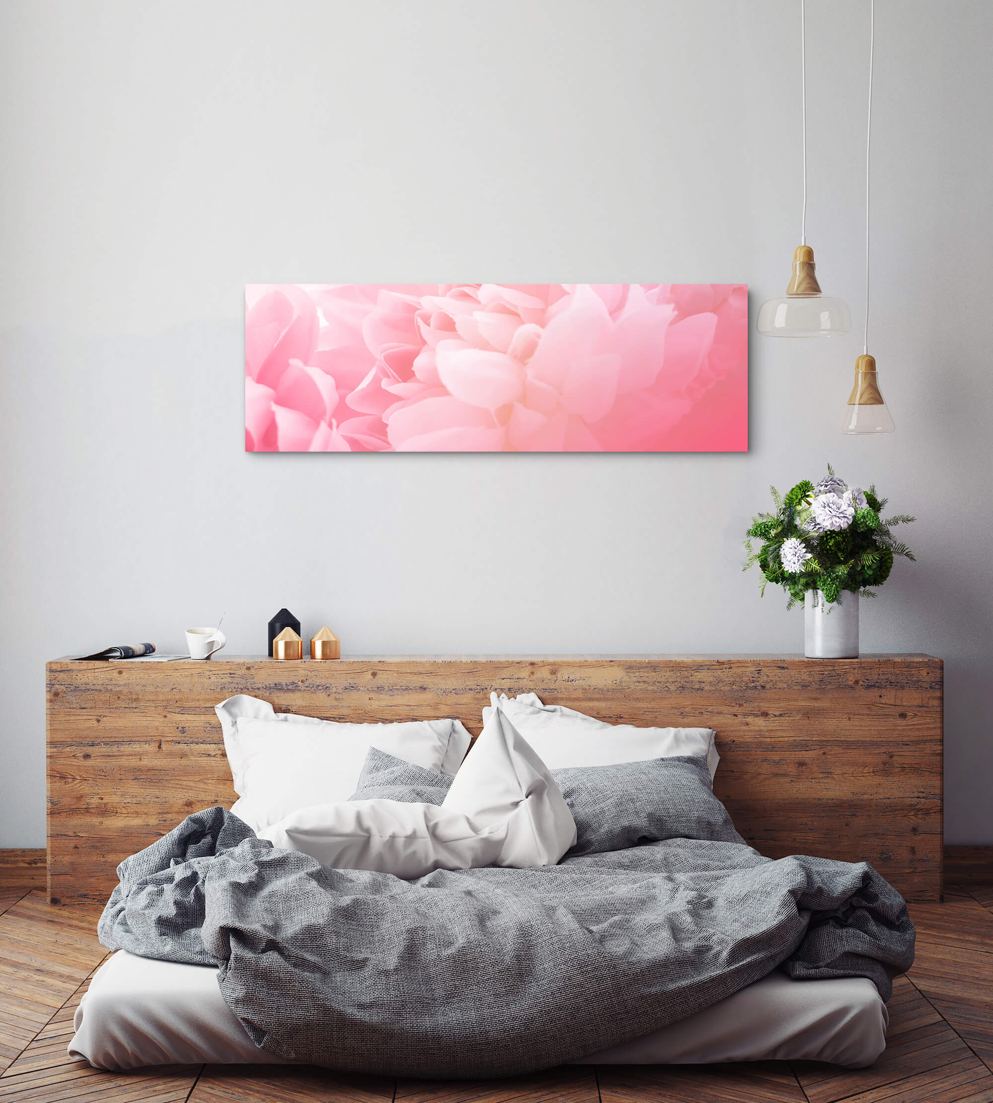 Dekoration Canvas Wandbild Leinwandbild Rosa Poster Abstraktion Rose Grau Magie 3fx2469o6 Kabtel Mk