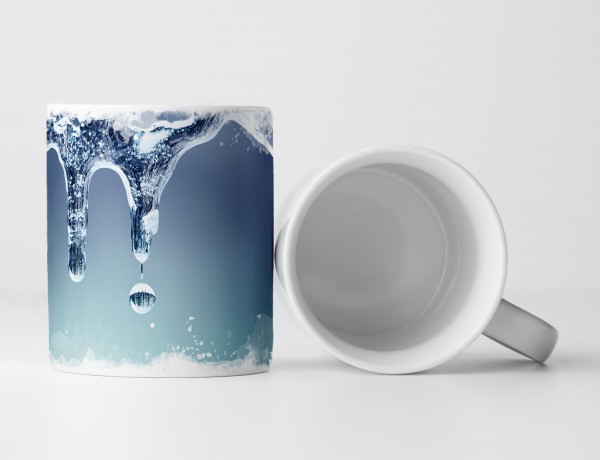 Paul Sinus Art Tasse Geschenk Eiszapfen – Fotografie makro