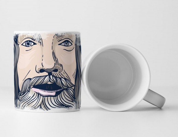 Paul Sinus Art EAU ZONE Motiv Spruch Tasse Geschenk