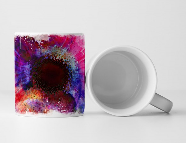 Paul Sinus Art Tasse Geschenk Foto Collage – Space Blumen