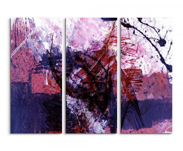 Paul Sinus Art 130x90cm Wandbild Abstrakt 1416 -3x90x40cm