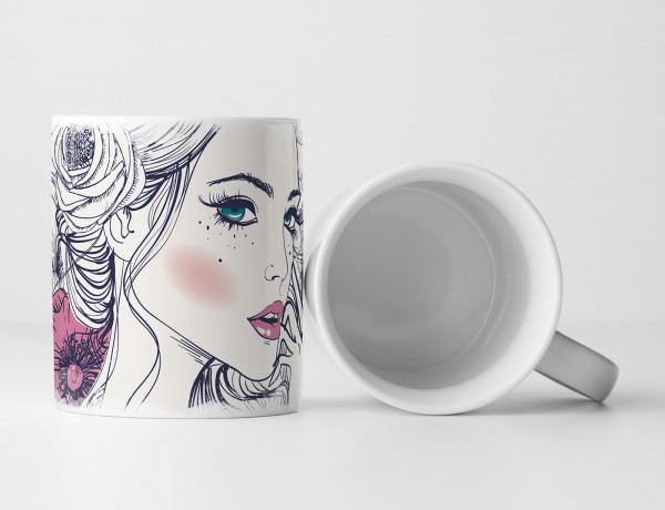 Paul Sinus Art EAU ZONE Motiv Spruch Tasse Geschenk