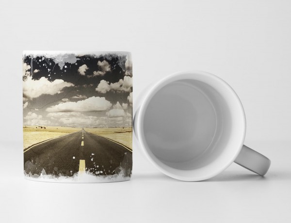 Paul Sinus Art Tasse Geschenk Landschaftsfotografie – On the Road