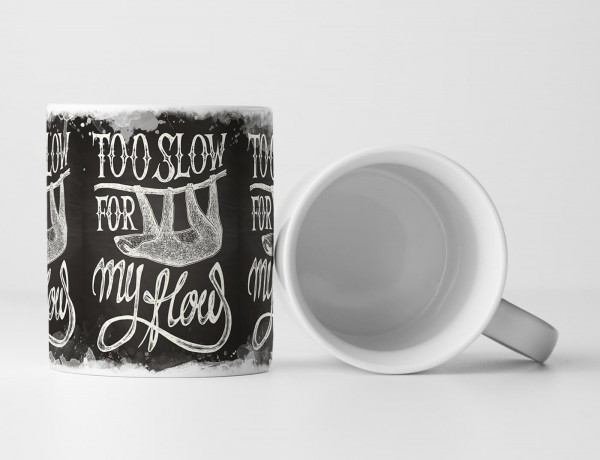 Paul Sinus Art EAU ZONE Motiv Spruch Tasse Geschenk