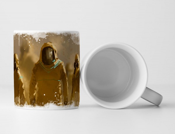 Paul Sinus Art Tasse Geschenk Männer in Schutzanzügen