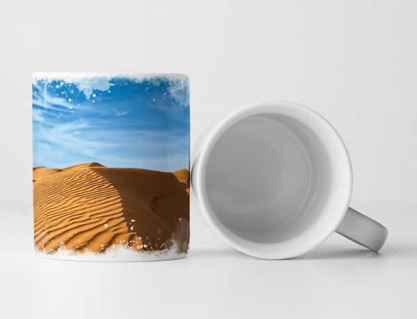 Paul Sinus Art Tasse Geschenk Landschaftsfotografie – Nordafrikanische Wüste