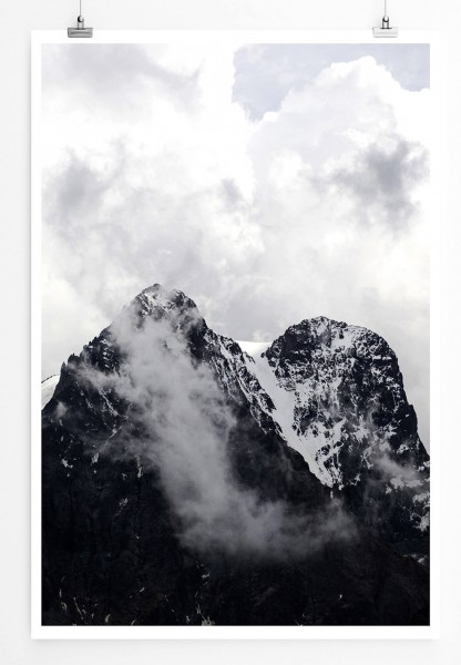 Paul Sinus Art Landschaftsfotografie 60x90cm Poster Szenische Berglandschaft