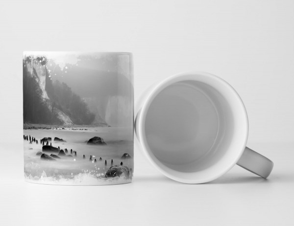 Paul Sinus Art Tasse Geschenk Fotografie – Kreidefelsen auf der Insel Rügen