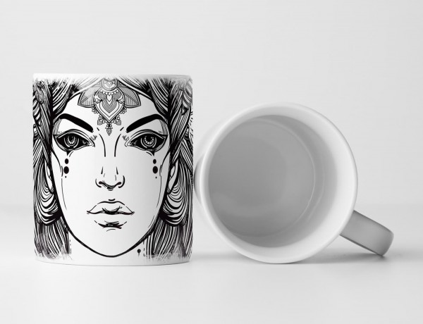 Paul Sinus Art EAU ZONE Motiv Spruch Tasse Geschenk