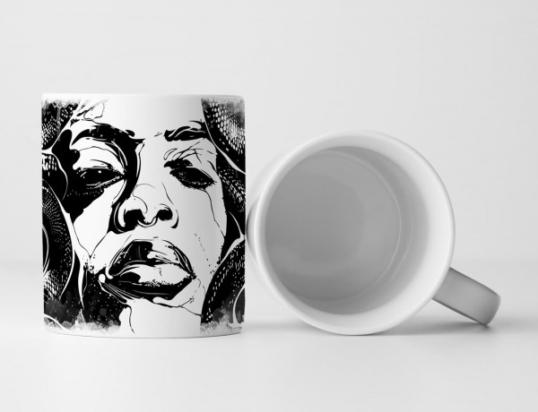 Paul Sinus Art EAU ZONE Motiv Spruch Tasse Geschenk