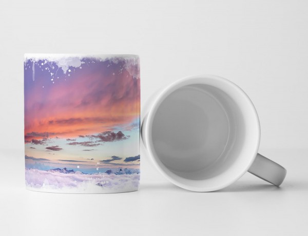 Paul Sinus Art Tasse Geschenk Naturfotografie – Kaukasusgebirge