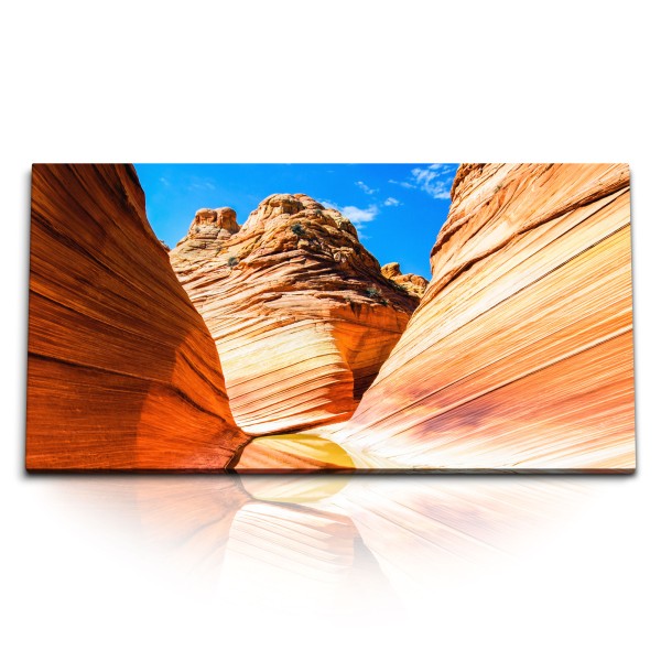 Paul Sinus Art Kunstdruck Bilder 120x60cm Vermilion Cliffs National Monument Canyon USA