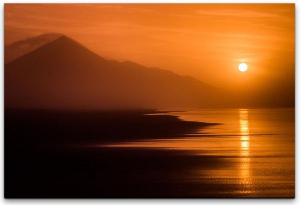 Paul Sinus Art Sonnenuntergang Wandbild in verschiedenen Größen