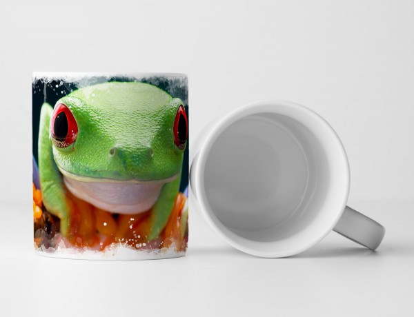 Paul Sinus Art Tasse Geschenk Laubfrosch Fotografie Tiere