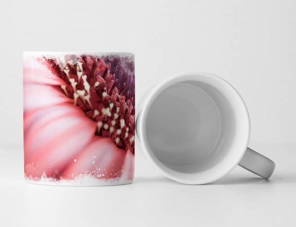 Paul Sinus Art Tasse Geschenk Naturfotografie – Große rote Gerbera