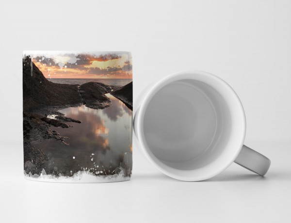 Paul Sinus Art Tasse Geschenk Naturfotografie - Sonnenaufgang nahe Rezovo