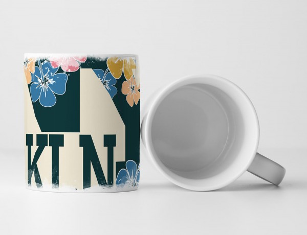 Paul Sinus Art EAU ZONE Motiv Spruch Tasse Geschenk